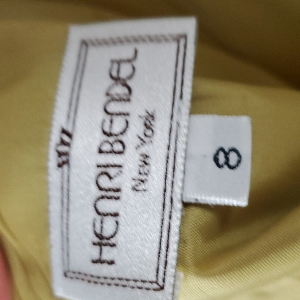 Henri Bendel New York Mini Skirt, Sz 8 100% Wool,Made in USA - Picture 4 of 5